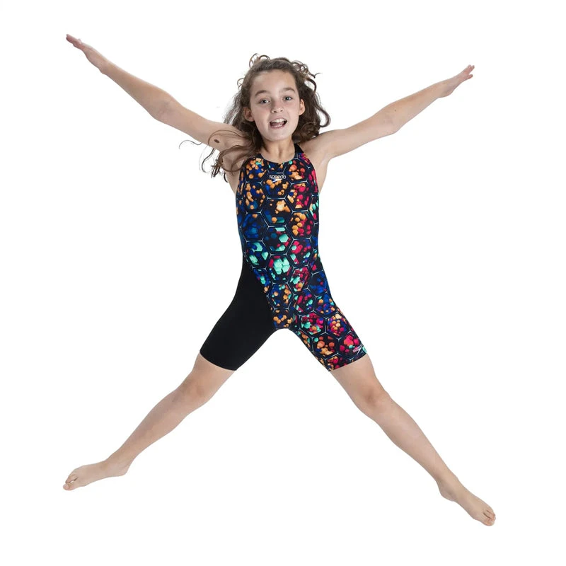 Speedo - Junior Fastskin Endurance+ Kneelength - Black/Multi - Image 5