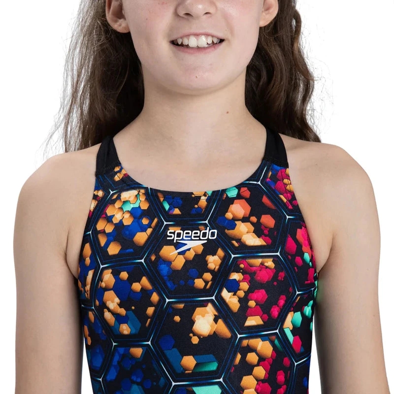 Speedo - Junior Fastskin Endurance+ Kneelength - Black/Multi - Image 6