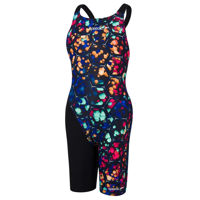 Speedo - Junior Fastskin Endurance+ Kneelength - Black/Multi - Image 7