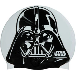 Speedo - Star Wars Junior Slogan Swim Hat - Darth Vader Print
