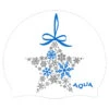Aqua Star Christmas - Silicone Swim Hat (White)