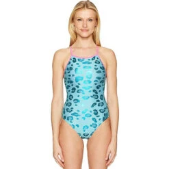 The Finals Funnies - Leopard Love Foil Flutterback Swimsuit