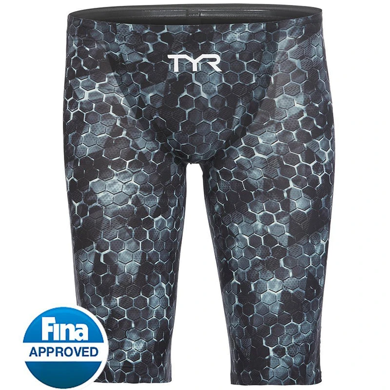 TYR - Avictor® Supernova Mens Jammer Swimsuit - Black/Grey - Image 5