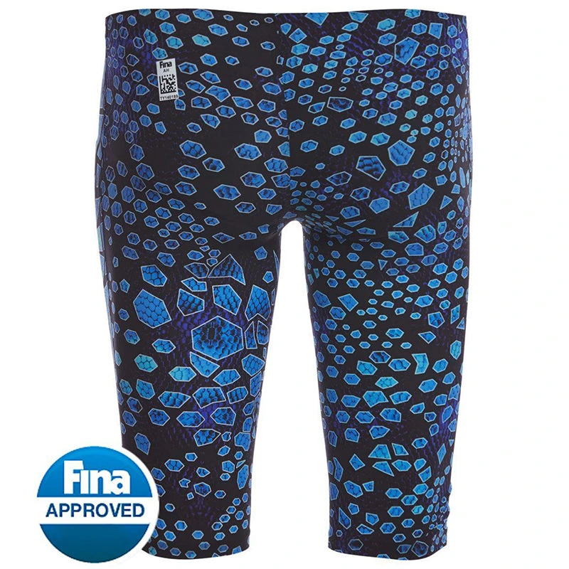 TYR - Avictor® Venom Mens Jammer Swimsuit - Black/Blues - Image 6