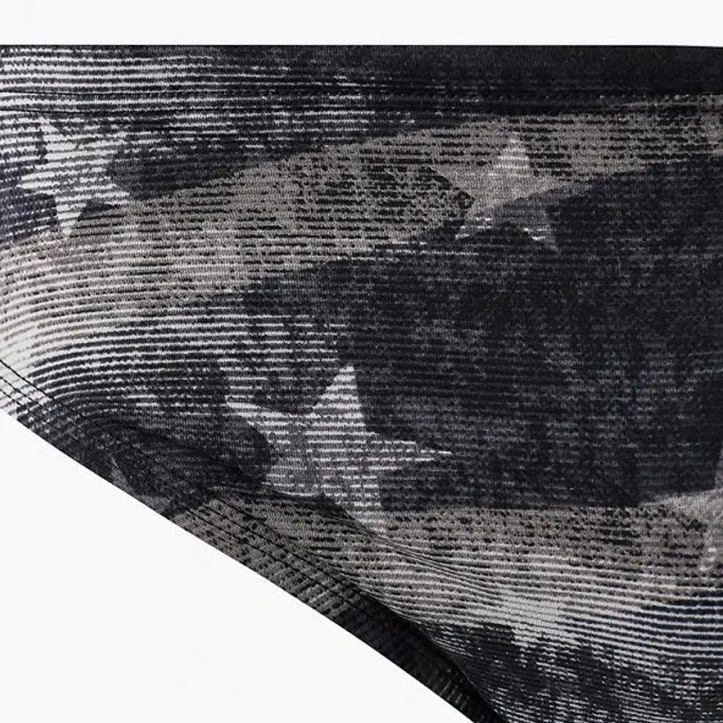 TYR - Men’s American Dream All Over Racer Swimsuit - Black/Grey - Image 6