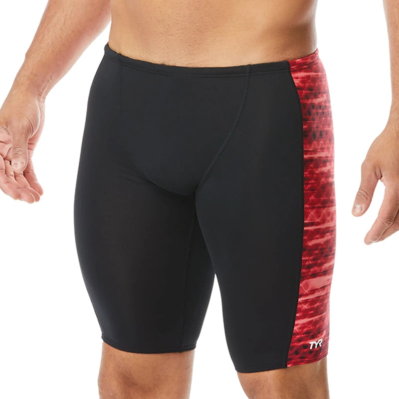 TYR - Men’s Castaway Hero Jammer Swimsuit - Red