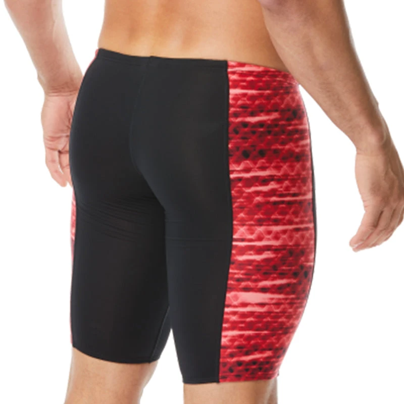 TYR - Men’s Castaway Hero Jammer Swimsuit - Red - Image 2