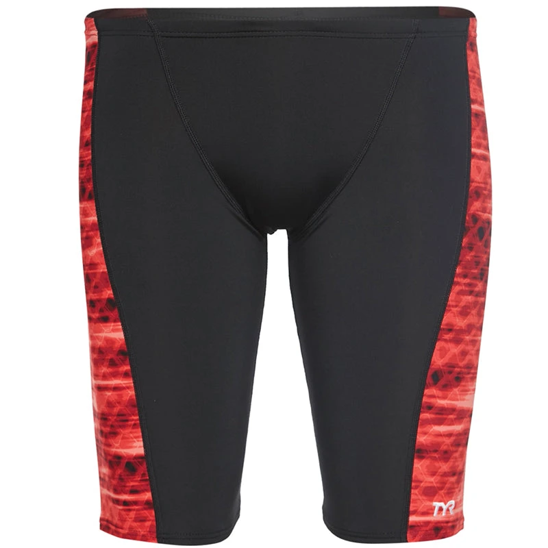 TYR - Men’s Castaway Hero Jammer Swimsuit - Red - Image 4