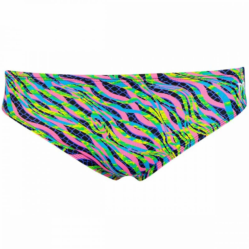 TYR - Men’s Zazu All Over Racer Swimsuit - Pink/Blue - Image 3