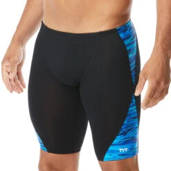 TYR - Men’s Hydra Blade Jammer Swimsuit - Blue