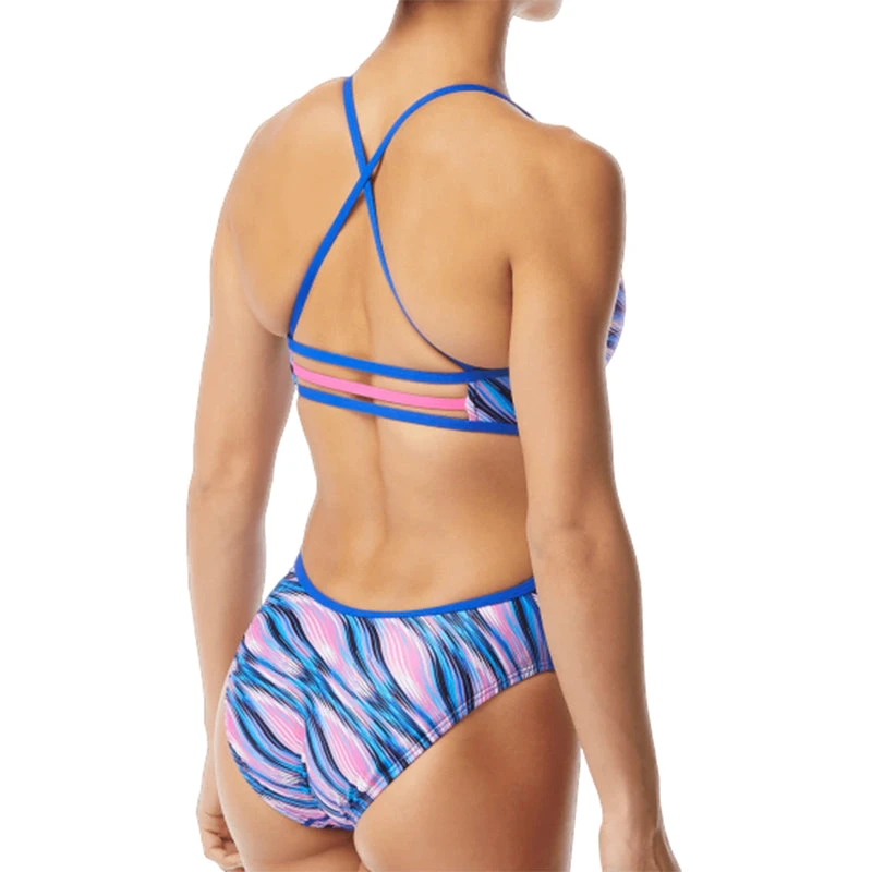 TYR - Adrift Trinityfit Ladies Swimsuit - Pink/Blue - Image 6